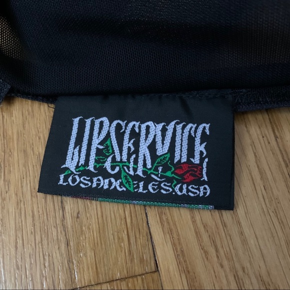 RARE Black Wrap/bandage see thru shirt 2000’s - Picture 9 of 11